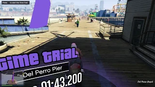 GTA ONLINE | Del Perro Pier Time Trial | Under Par Time | Bati 801