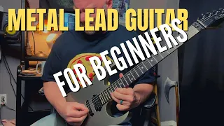 METAL LEAD GUITAR FOR BEGINNERS - 3 Methods to Learn First