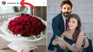 Heartfelt Wishes and Beautiful Flowers: Gökberk Demirci Cheers on Özge Yağız for New Series!