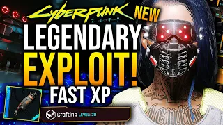Cyberpunk 2077 Infinite Legendary Glitch! Fast XP! Triple Jump! PATCH 1.6! NEW Exploit! Early Game!