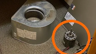 How to replace a furnace blower motor.