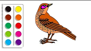 how to draw a bird?/easy way to draw a bird?/bird drawing for beginners