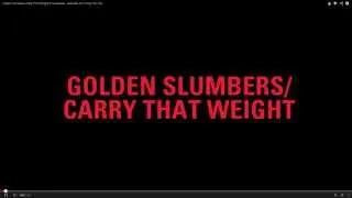 Golden Slumbers Carry that weight by the beatles karoke by you sing the hits