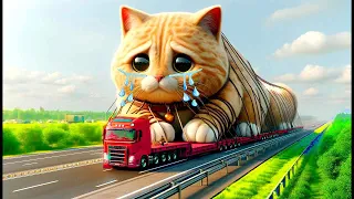 POOR SAD CAT Story - Cute Cat Becomes a Giant - #cat #catstory @JafrySeries