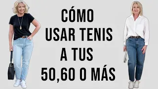 Cómo Usar Tenis a los 50, 60 años o Más Para Vestir con Estilo y Elegancia