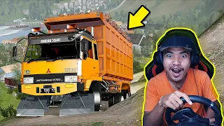 DUMP TRUCK FUSO MUAT SAWIT FULL NANJAK - ETS2