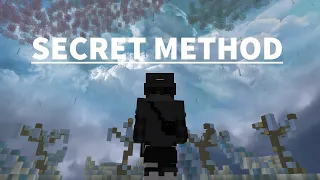 This SECRET PvP method makes comboing easy... Minecraft bedrock cubecraft PvP!