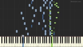 Johann Sebastian Bach - Badinerie Bwv 1067 (Piano Tutorial) [Synthesia Cover]