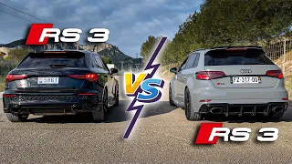 It’s so close between the new Audi RS3 and the OLD RS3 !