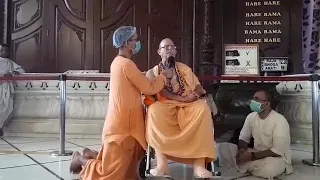 ЕС Джаяпатака Свами. Лекция на Нитьянанда Трайодаши в храме г Ченнаи  18 02 2019г