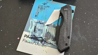 Miguron Keryx overview! 14c28n Titanium pocket clip and sheepsfoot blade for under $60!