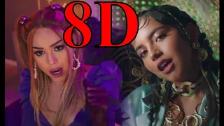 Isabela Merced, Danna Paola - Don't Go (8D Audio)