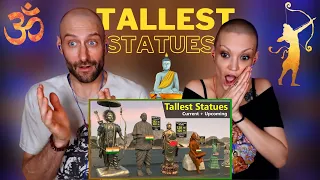 🤯😍 Biggest Statue in the World | Tallest Statues Comparison REACTIONS