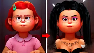 Turning Red: Mei Mei Glow Up Into Bad Girl | Disney Transformation