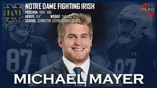 NOTRE DAME FIGHTING IRISH: Michael Mayer ᴴᴰ