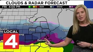 Looking at a tricky forecast for Metro Detroit as snow might be on our way