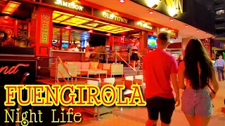 Fuengirola Spain🇪🇦 Night Life May 2023 Bars & Restaurants Old Town Costa del Sol 4K