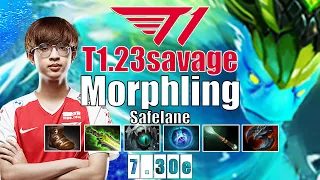 Morphling Safelane | T1.23savage | THE BEST MORPHLING AT SEA SERVER | 7.30e Gameplay Highlights