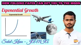 How Folding Paper Can get You to the Moon || Exponential growth || @skalearners