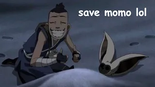 sokka & momo being a chaotic duo