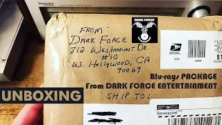 Unboxing My Blu-rays Package From Dark Force Entertainment!