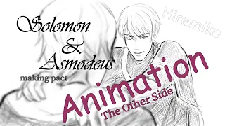 Solomon & Asmodeus - making pact (Obey me!) ANIMATION