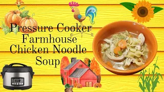 Pressure Cooker Farmhouse Chicken Noodle Soup