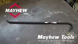 Mayhew Tools 36" x 11/16 Gooseneck Wrecking bar #41014