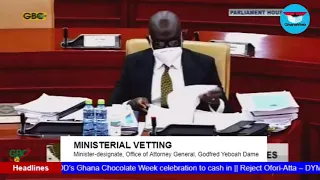 GhanaWeb TV Live: Ministerial Vetting; Osei Kyei-Mensah-Bonsu, Parliamentary Affairs-designate