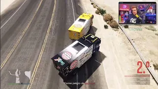 AURON le gana la carrera a DANIREP a ultimo momento | Carreras de GTA