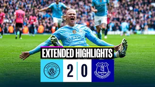 EXTENDED HIGHLIGHTS | Man City 2-0 Everton | Haaland breaks strong Everton defence!