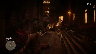 Red Dead Redemption 2 - killing Thug Kids in saint denis