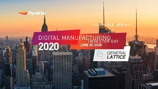 DMID2020: General Lattice, Lightning Pitch at Digital Manufacturing Investor Day 2020