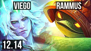 VIEGO vs RAMMUS (JNG) | Rank 4 Viego, 10/1/7, Rank 9, Legendary | KR Challenger | 12.14