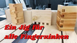 Fingerzinken an der Tischkreissäge in (fast) jeder Größe