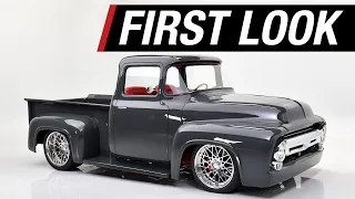 FIRST LOOK - 1956 Ford F-100 Custom Big-Window Pickup - BARRETT-JACKSON