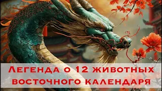 Легенда о 12 животных восточного календаря. 📖🌛✨😴