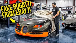 I Bought A FAKE Bugatti Veyron On Ebay (And It's WORSE Than You Think)