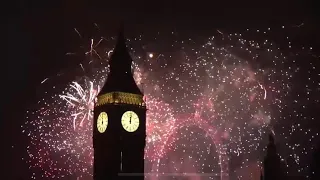 HAPPY NEW YEAR LONDON FIREWORKS 2023