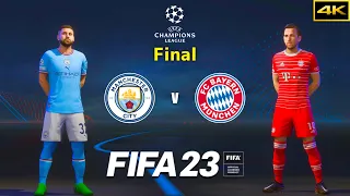 FIFA 23 - MANCHESTER CITY vs. BAYERN MÜNCHEN - Ft. Gvardiol, Kane - UCL Final - PS5™ [4K]