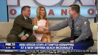 Officer Prevents Kidnapping at McDonald's in Daytona Beach