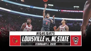 No. 6 Louisville vs. NC State Basketball Highlights (2019-20) | Stadium