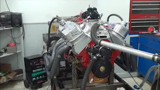 BBC 712HP 555 ENGINE DYNO RUN FOR KEVIN KOPEC BY WHITE PERFORMANCE AND MACHINE