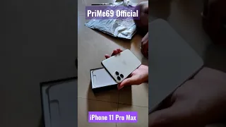 🥵Unboxing IPHONE 11 PRO MAX🥵 (512GB-Silver) #iphone #unboxing #prime69 #shorts #11promax