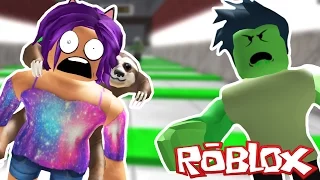 Escape The Zombies In The Subway | Roblox Obby