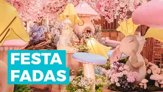 Recanto das Fadas - Decoração de festa infantil - Diego Segura Festas