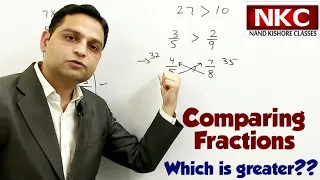 Comparing Fractions - Which is greater? Which is smaller? Fraction Problems | Learn about Fractions