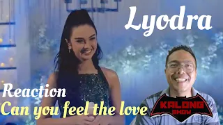 LYODRA CAN YOU FEEL THE LOVE TONIGHT ELTON JOHN COVER KALONG SHOW REACTION