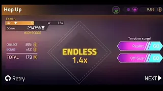 Beat Tiles - Hop Up (Easy Endless Mode) 1.1X - 1.4X Just Be Patience