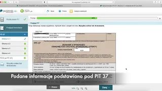 Jak wypełnić PIT 37 za rok 2020 w Podatnik.info